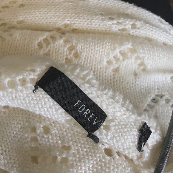 Forever 21 Open Knit Off the Shoulder Cover Up Dress - Picture 10 of 10